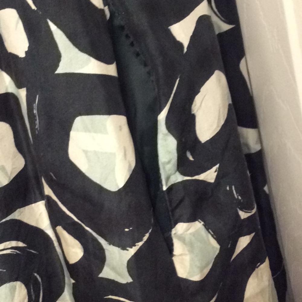 Donated Silk ny & co sheath dress circle pattern pockets - Picture 5 of 13